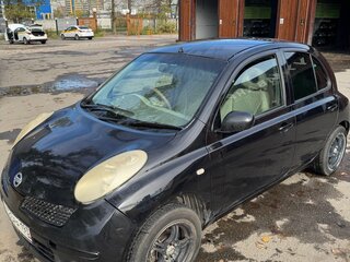 2002 Nissan March III (K12), чёрный, 370000 рублей, вид 1