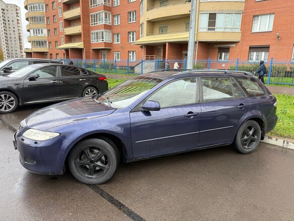 2003 Mazda 6 I (GG), синий, 230000 рублей - вид 5
