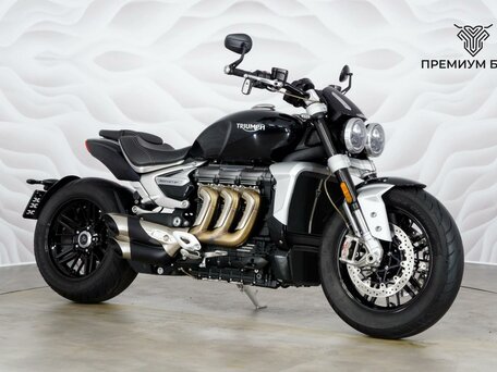 2020 Triumph Rocket III, чёрный, 1999000 рублей, вид 5
