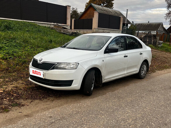 2015 Skoda Rapid I, белый, 750000 рублей