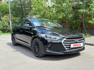 2017 Hyundai Elantra VI (AD), чёрный, 1540000 рублей, вид 1