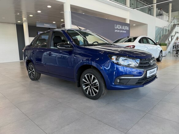 2026 Lada (ВАЗ) Granta I Рестайлинг, синий, 1310000 рублей - вид 1
