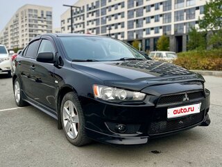 2008 Mitsubishi Lancer X, чёрный, 650000 рублей, вид 4