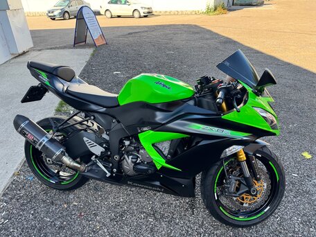 2014 Kawasaki ZX-6R Ninja, зелёный, 875000 рублей, вид 1