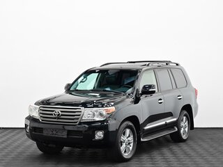 2013 Toyota Land Cruiser 200 Series Рестайлинг 1, чёрный, 3399000 рублей, вид 3