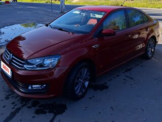 2019 Volkswagen Polo V Рестайлинг, красный, 1500000 рублей, вид 2