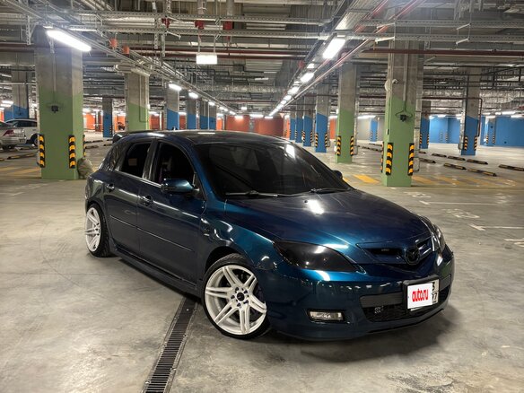 2007 Mazda 3 I (BK) Рестайлинг, синий, 550000 рублей