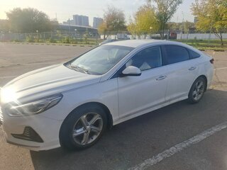 2017 Hyundai Sonata VII (LF) Рестайлинг, белый, 1400000 рублей, вид 3