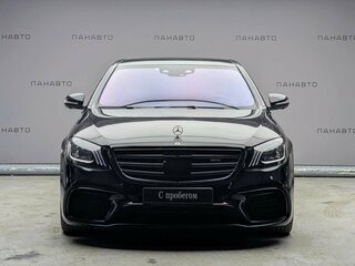 2017 Mercedes-Benz S-Класс AMG 63 AMG Long III (W222, C217) Рестайлинг, чёрный, 7499000 рублей, вид 2