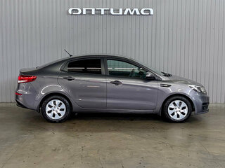 2016 Kia Rio III Рестайлинг, серый, 897000 рублей, вид 4