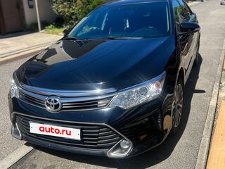 2014 Toyota Camry VII (XV50) Рестайлинг, чёрный, 1770000 рублей, вид 4