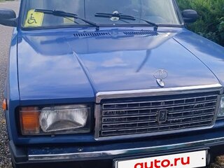 2005 Lada (ВАЗ) 2107, синий, 155000 рублей, вид 1
