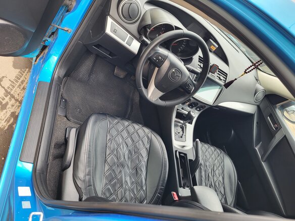2010 Mazda 3 II (BL), голубой, 670000 рублей - вид 6