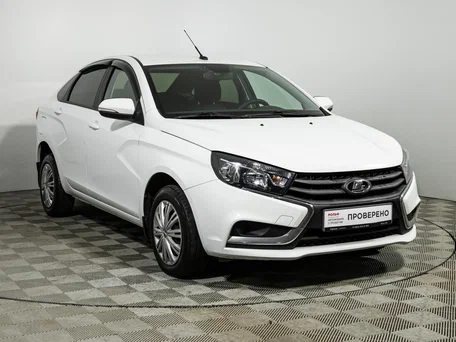 2017 Lada (ВАЗ) Vesta I, белый, 649777 рублей, вид 3