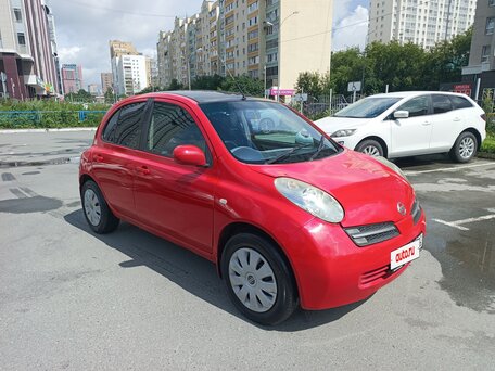 2002 Nissan March III (K12), красный, 265000 рублей, вид 2