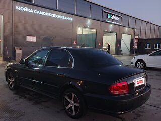 2006 Hyundai Sonata ТагАЗ IV (EF) Рестайлинг, чёрный, 380000 рублей, вид 4