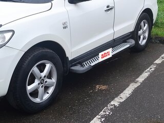 2009 Hyundai Santa Fe II, белый, 1000000 рублей, вид 4