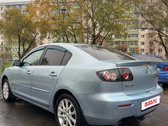 2008 Mazda 3 I (BK) Рестайлинг, голубой, 470000 рублей - вид 9