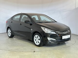 2014 Hyundai Solaris I Рестайлинг, чёрный, 840000 рублей, вид 4