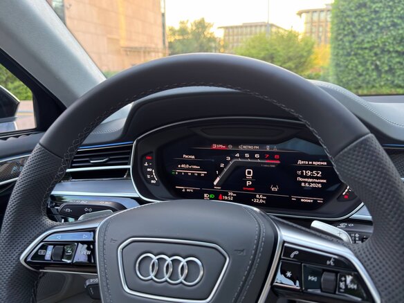 2025 Audi S8 IV (D5) Рестайлинг, серый - вид 22