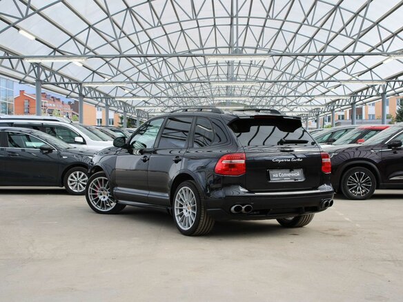 2008 Porsche Cayenne Turbo S I Рестайлинг (957), чёрный - вид 2