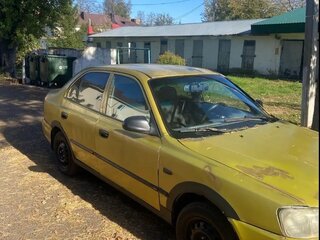 2003 Hyundai Accent ТагАЗ II, жёлтый, 145000 рублей, вид 2