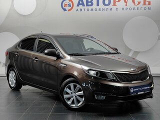 2016 Kia Rio III Рестайлинг, коричневый, 1255000 рублей, вид 1