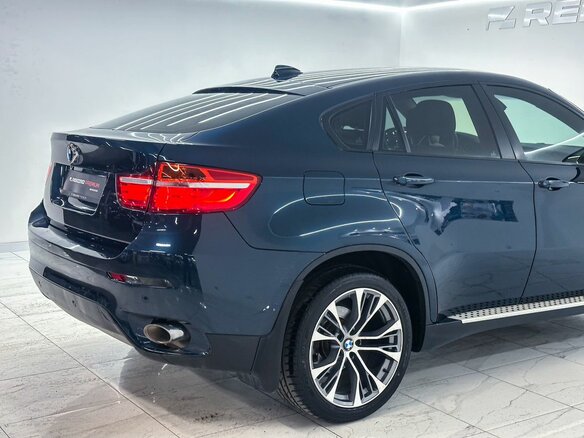 2013 BMW X6 30d I (E71) Рестайлинг, синий - вид 27