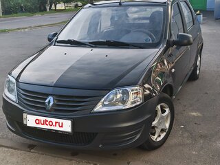 2011 Renault Logan I Рестайлинг, чёрный, 510000 рублей, вид 1