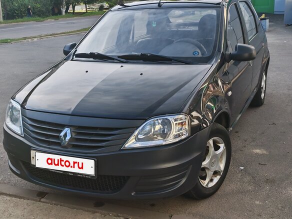 2011 Renault Logan I Рестайлинг, чёрный, 500000 рублей