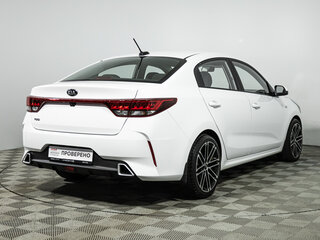 2021 Kia Rio IV Рестайлинг, белый, 1610900 рублей, вид 5
