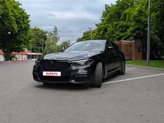 2017 BMW 5 серии 540i xDrive VII (G30/G31/G38), чёрный, 3400000 рублей, вид 2