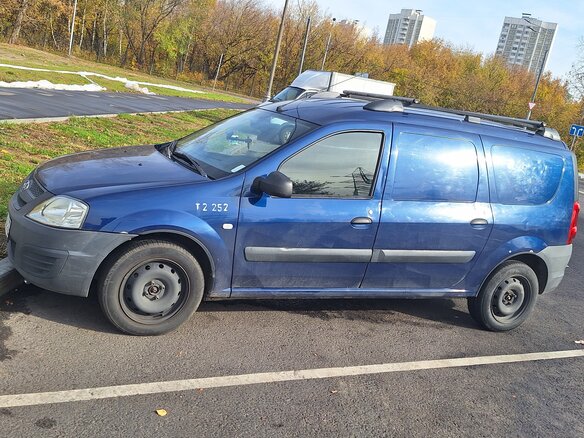 2016 Lada (ВАЗ) Largus I, синий - вид 7