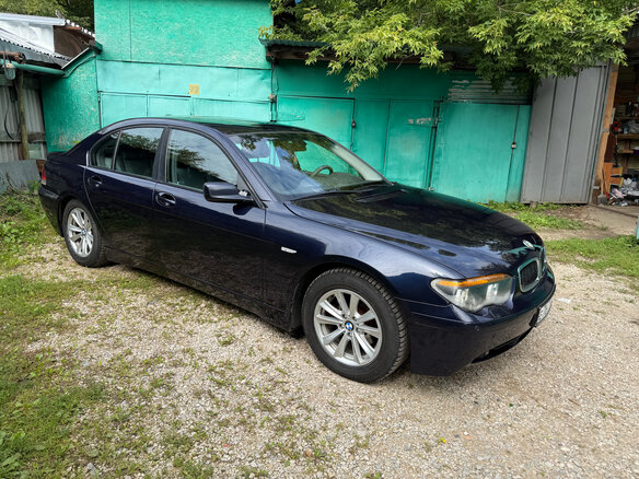 2003 BMW 7 серии 730i IV (E65/E66), синий, 780000 рублей - вид 3