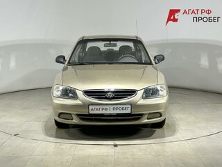 2007 Hyundai Accent ТагАЗ II, бежевый, 400000 рублей, вид 2