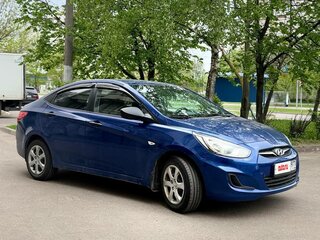 2011 Hyundai Solaris I, синий, 750000 рублей, вид 5