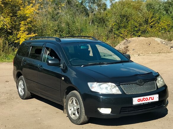 2006 Toyota Corolla Fielder IX (E120, E130) Рестайлинг, чёрный, 550000 рублей - вид 5