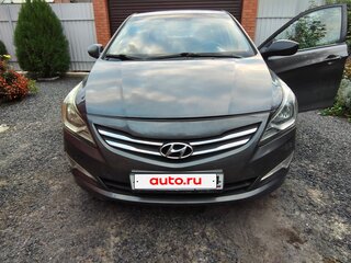 2014 Hyundai Solaris I Рестайлинг, серый, 730000 рублей, вид 3