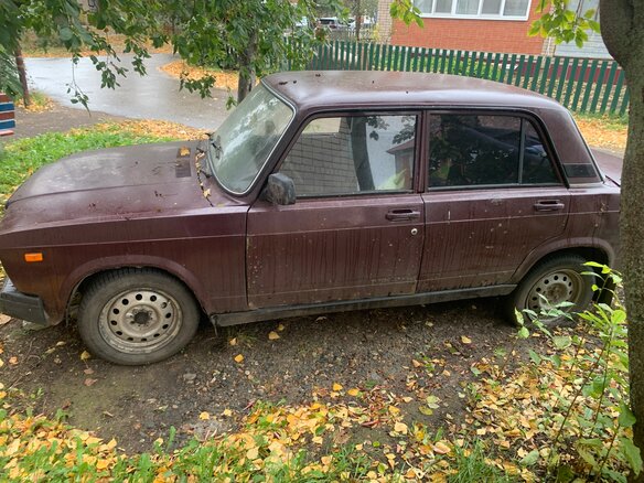 2007 Lada (ВАЗ) 2107, красный - вид 2