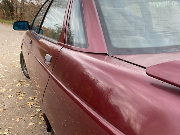 2005 Lada (ВАЗ) 2110, красный, 88000 рублей - вид 9