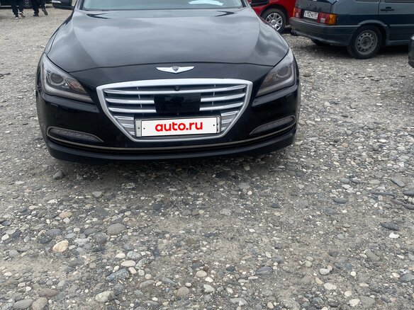 2014 Hyundai Genesis II, чёрный, 1600000 рублей