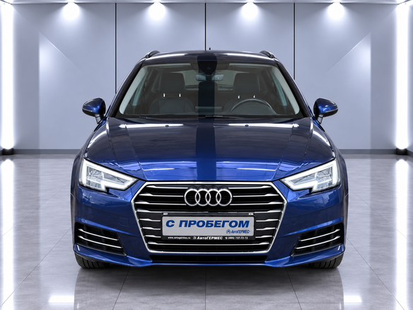 2019 Audi A4 V (B9), синий, 1750000 рублей - вид 1