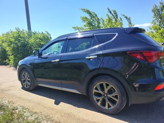 2017 Hyundai Santa Fe III Рестайлинг, чёрный, 2200000 рублей, вид 4