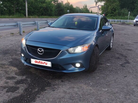 2016 Mazda 6 III (GJ) Рестайлинг, синий, 960000 рублей - вид 1