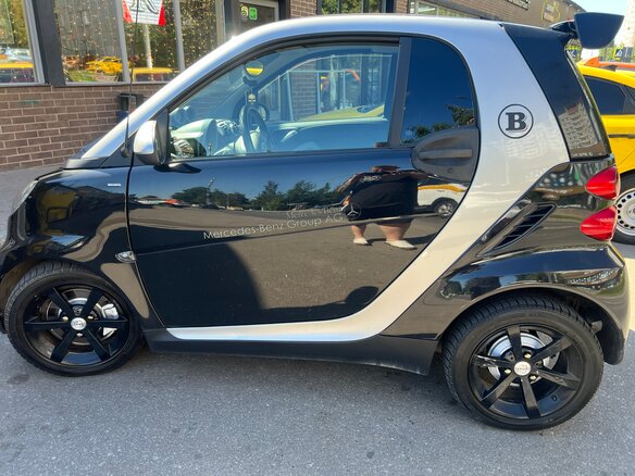 2007 Smart Fortwo II, чёрный - вид 4