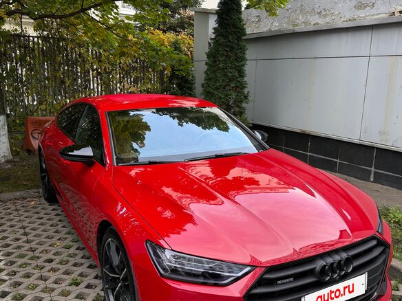 2019 Audi A7 55 TFSI II (4K), красный, 4250000 рублей - вид 1