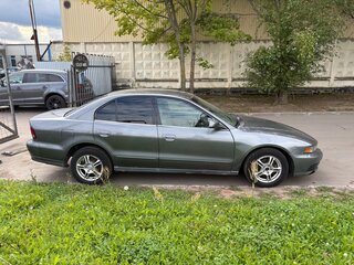 2002 Mitsubishi Galant VIII Рестайлинг, серый, 330000 рублей, вид 2