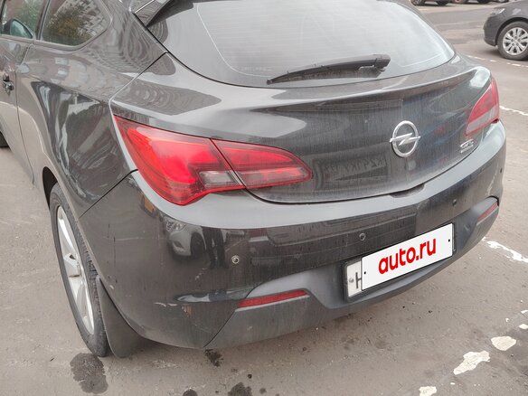 2013 Opel Astra GTC J Рестайлинг, чёрный, 680000 рублей - вид 8