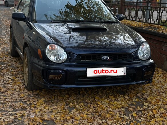 2000 Subaru Impreza WRX II, синий, 890000 рублей