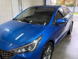 2020 Hyundai Solaris II Рестайлинг, синий, 1650000 рублей, вид 1